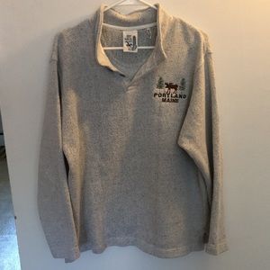Grey Portland Maine sweatshirt